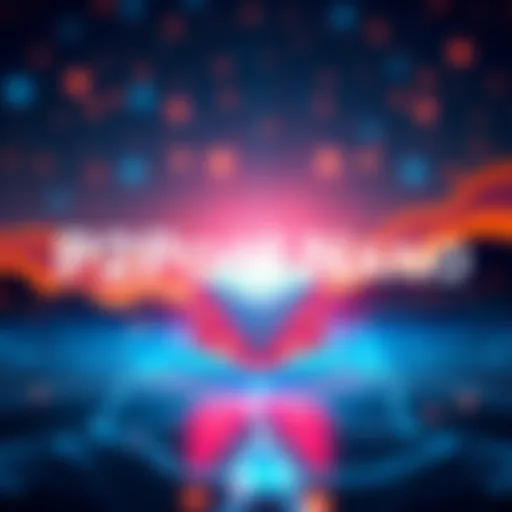 Illustration of P2Pool Nano logo with a visual representation of a newly discovered block, symbolizing network participation.