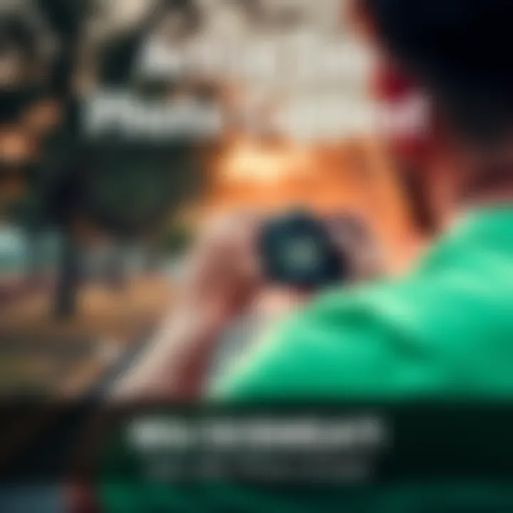 A person engaging in outdoor exercise, capturing their active moments for a contest.