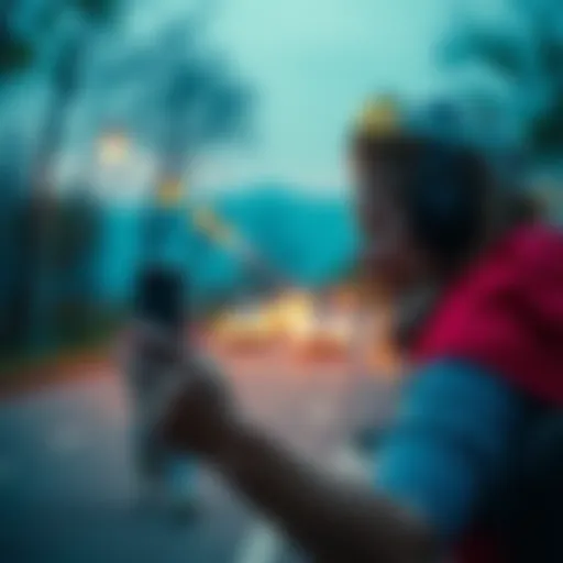 A person sharing a photo of their active day, showcasing outdoor activities like running or cycling.