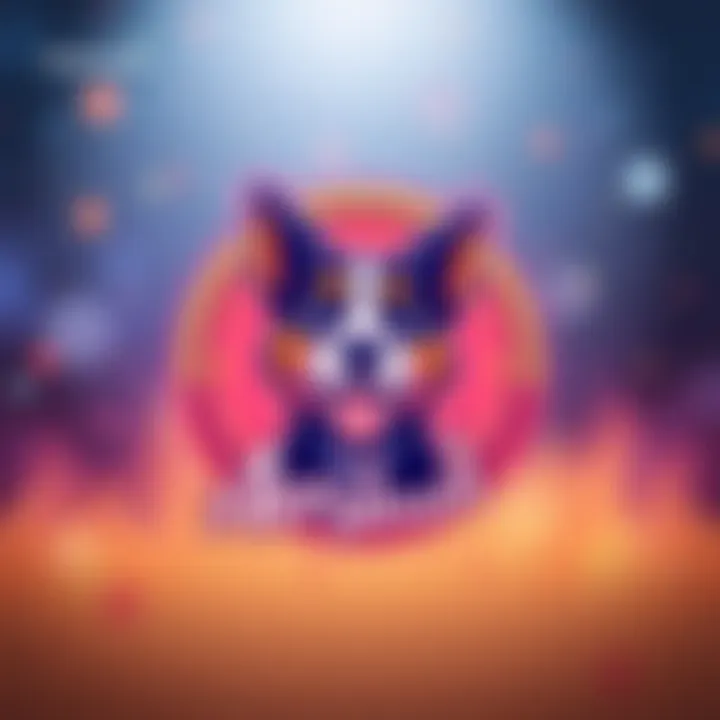 The Aerobud logo featuring a dog with a playful design, symbolizing the coin's community and charity focus.