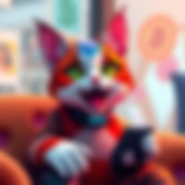 Ai Roaring Kitty discussing HOGE cryptocurrency and Coinbase in a casual setting
