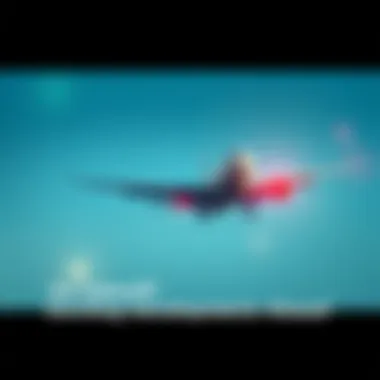 An airplane soaring into the blue sky, symbolizing exciting journeys ahead.