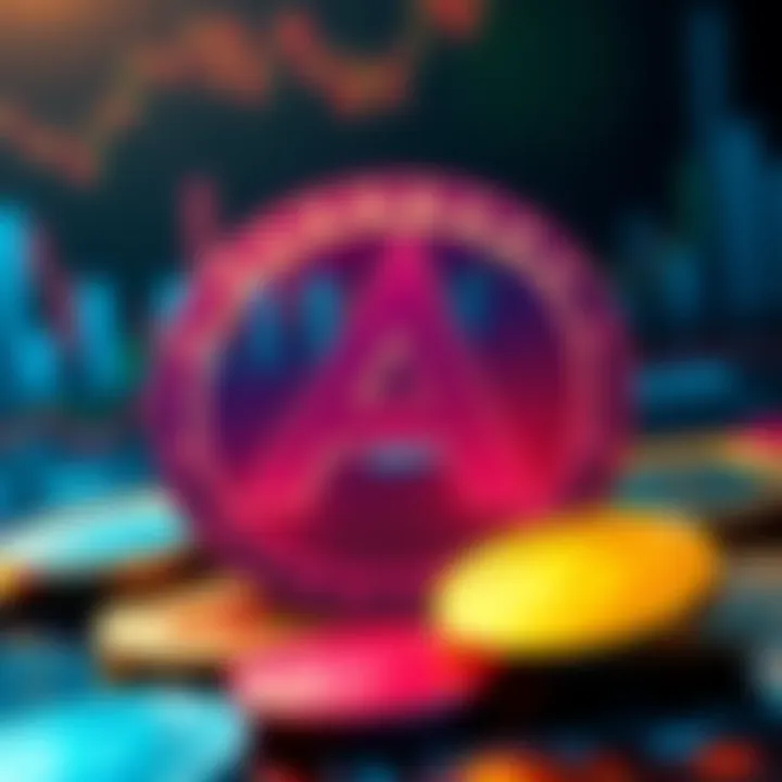 The Algorand logo with a digital currency theme, indicating trends in cryptocurrency market.