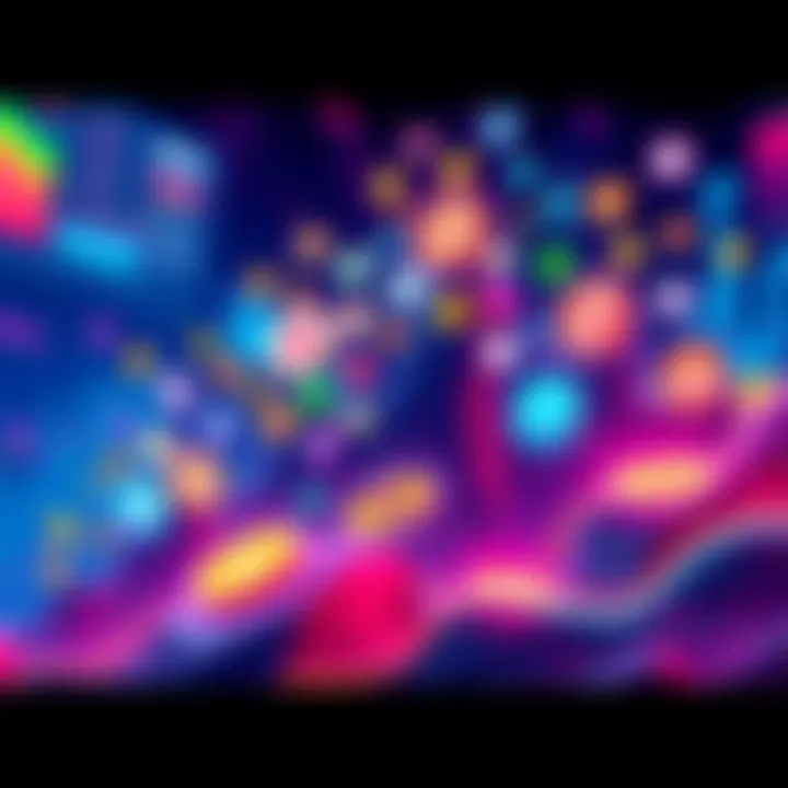 A vibrant illustration of various altcoin logos rising, symbolizing a potential increase in interest and investment in altcoins.