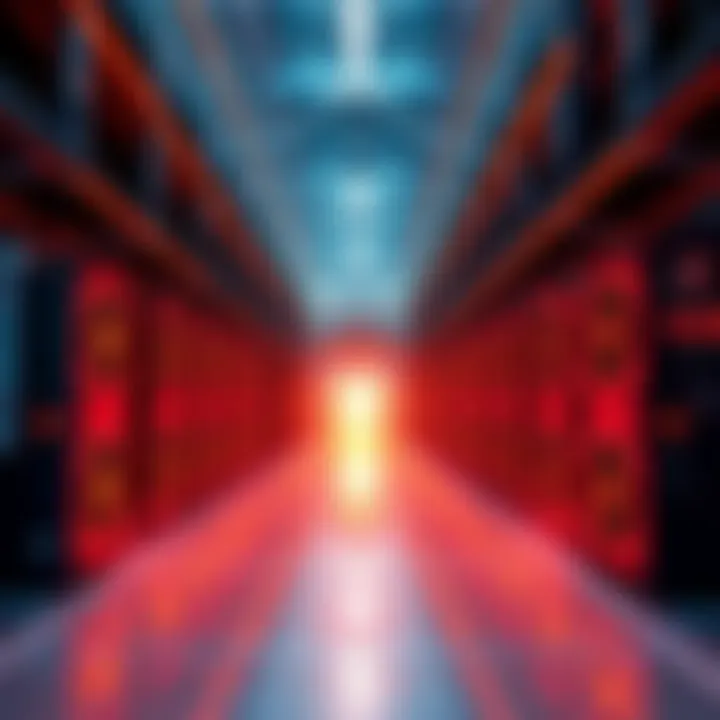 Antminers set up in a warehouse, radiating heat while mining cryptocurrency