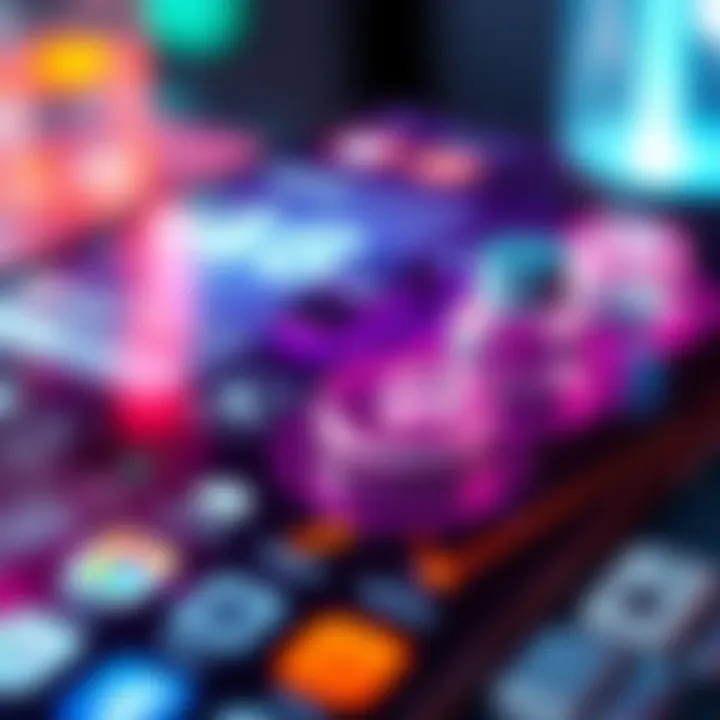 A close-up view of a modern app interface showing new design elements and tools for improved user experience.