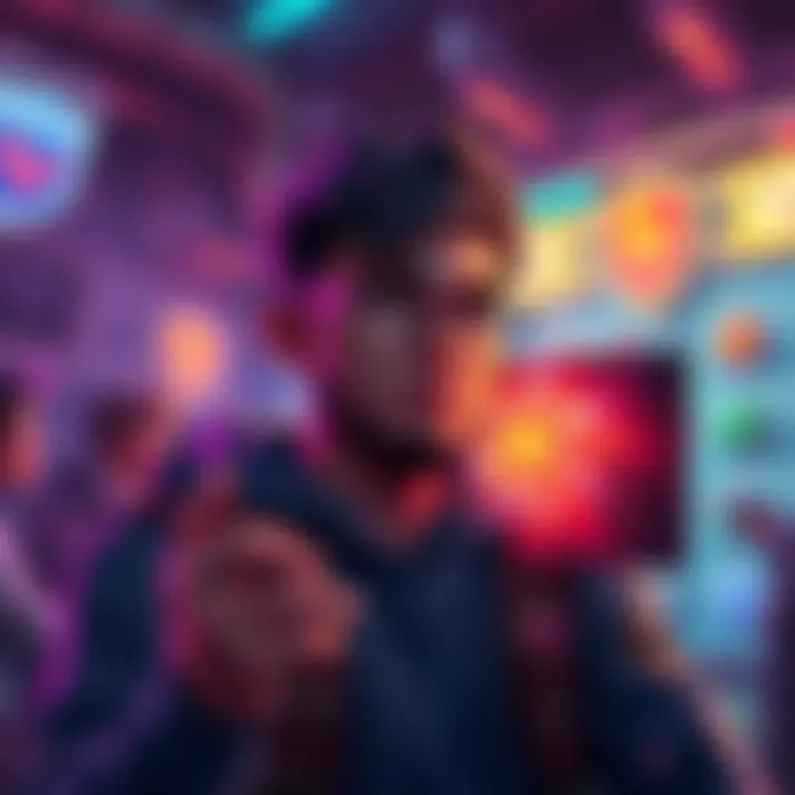 A player considering spending essence on a new game mode with a visual display of essence points and game elements.