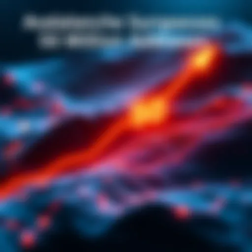 Graphic showing a digital representation of Avalanche's network with an upward trend line and the number 50 million highlighted