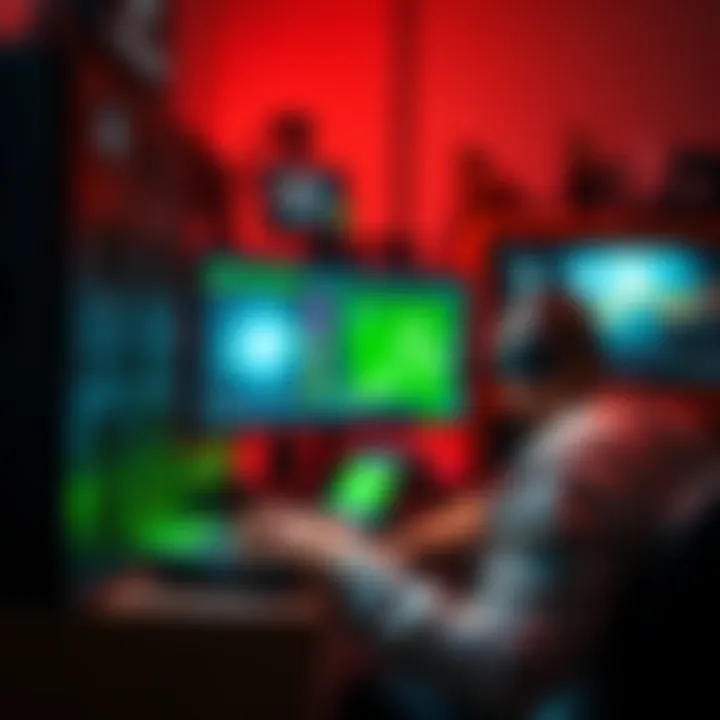 A person using an Avalon 3s miner in a home setup, focusing on the screen showing BCH mining data