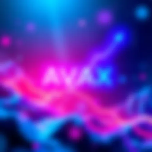 Graph showing AVAX price movement with an upward trend, symbolizing hope for a rebound to $100.