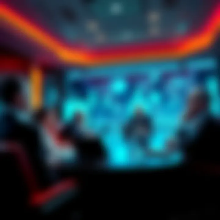 Executives from major banks discussing concerns over cryptocurrency regulations in a boardroom setting.
