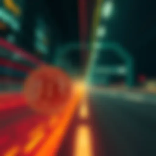 Graphic showing a speed comparison between Bitcoin Cash and Bitcoin transactions, highlighting BCH's faster processing times.