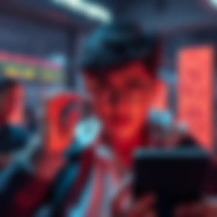A user looks puzzled while checking their crypto account, symbolizing the frustration of missing funds after XRP delisting.