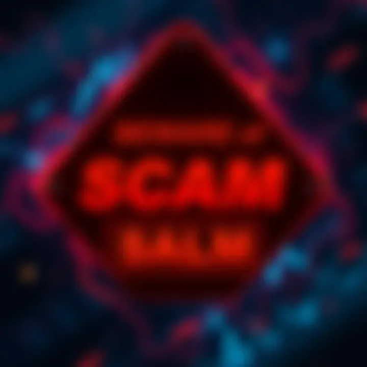 Alert message warning about a phishing scam targeting Coinbase users with fake verification requests