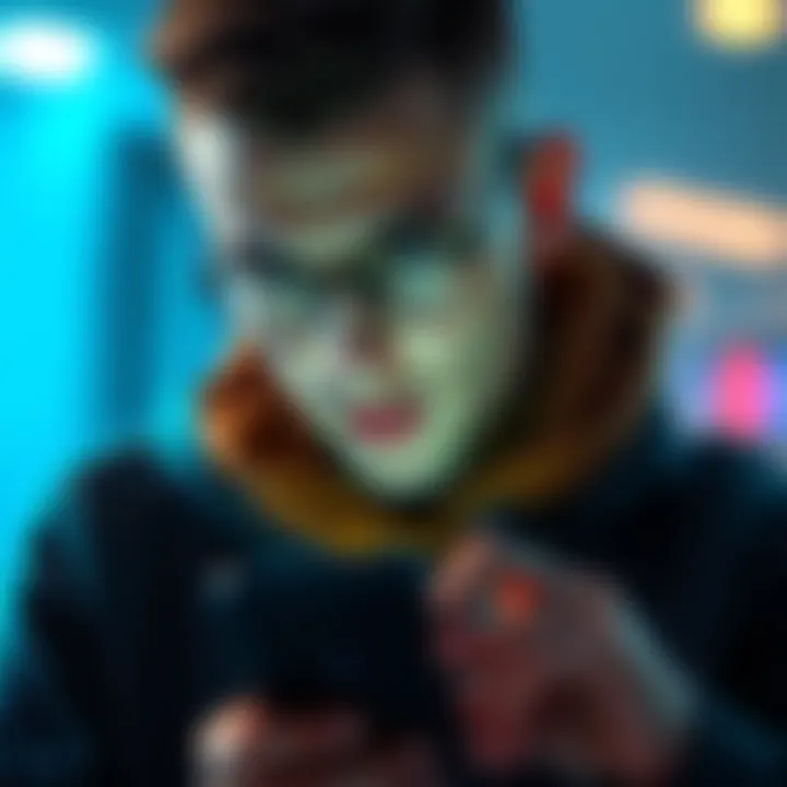 A person looking worried while examining a digital wallet on a smartphone, symbolizing doubts about the Bifrost Wallet's legitimacy.