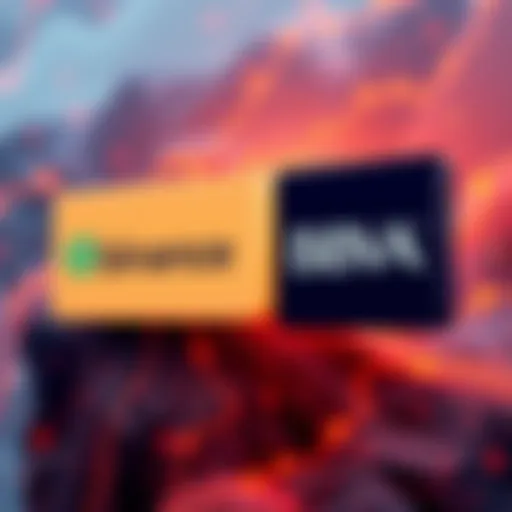 Binance logo alongside BBVA logo, representing their partnership in margin trading with U.S. treasuries