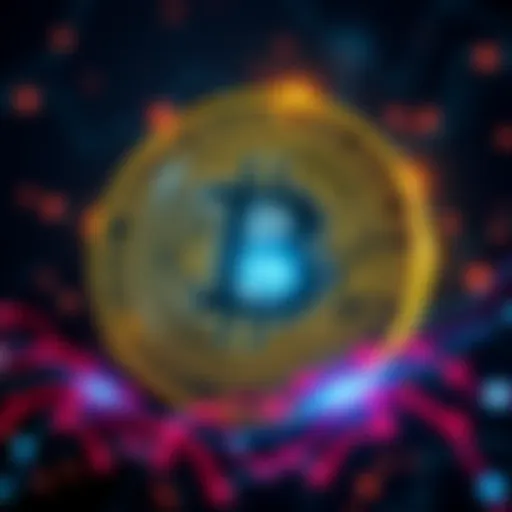 A visual representation of Bitcoin's energy use showing power consumption figures and challenges to sustainability.