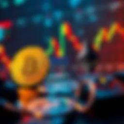 Bitcoin and Ethereum charts showing critical price levels and market volatility