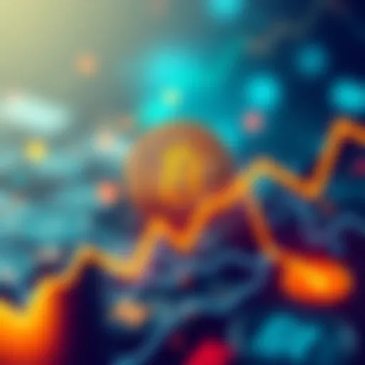 Graph showing Bitcoin rising sharply while memecoins like Dogecoin and Shiba Inu decline
