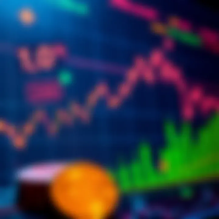 A chart showing Bitcoin price trends with upward and downward movements, representing market analysis for 2025.