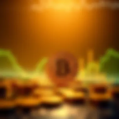 Bitcoin price chart with upward trend A Bitcoin price chart showing a rise after a dip, highlighting the moment at $58K as a buying opportunity.