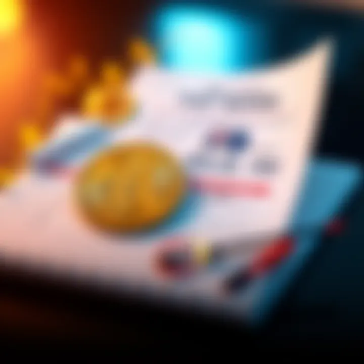 A visual representation showing a chart of Bitcoin growth alongside a Superannuation fund document, symbolizing investment options in Australia without SMSF.