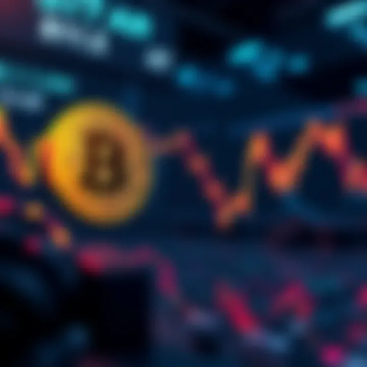 Bitcoin price chart showing a surge close to its highest value, reflecting investor interest during a government shutdown.