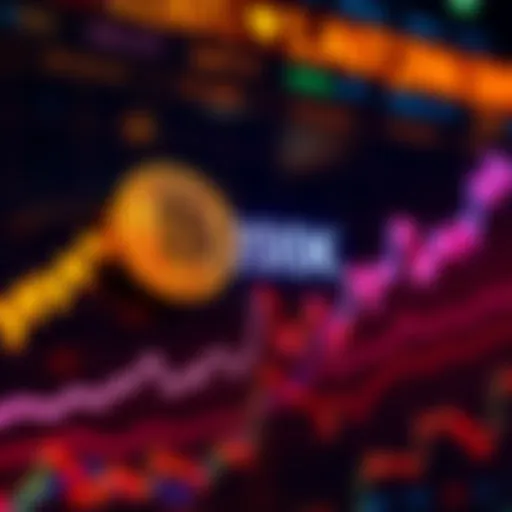 Bitcoin chart showing upward trend with AUD$200,000 milestone on display