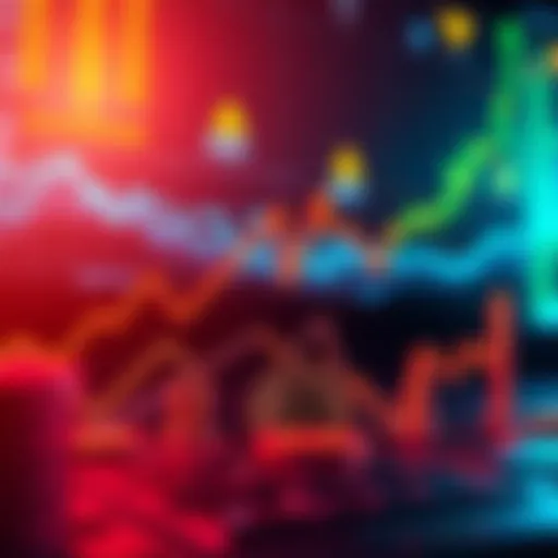 Graph showing Bitcoin Cash price increase with arrows indicating growth and scarcity factors