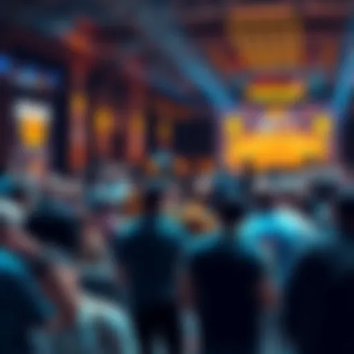 People discussing cryptocurrency trends at the Bitcoin Magazine Conference 2025