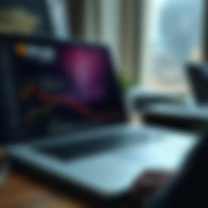A laptop showing a Bitcoin Core wallet screen, with a focus on a .dat file for recovery