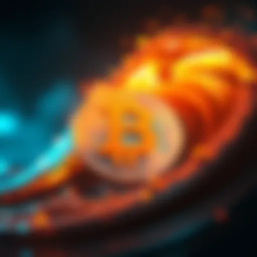The logo of Bitcoin CROC V3 featuring an orange wave design, symbolizing growth in cryptocurrency.