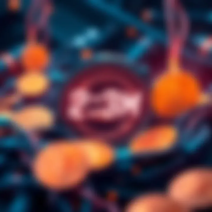 A visual representation of Bitcoin mining, showing a digital clock counting down with Bitcoin symbols around it, symbolizing the limited supply and urgency to invest.