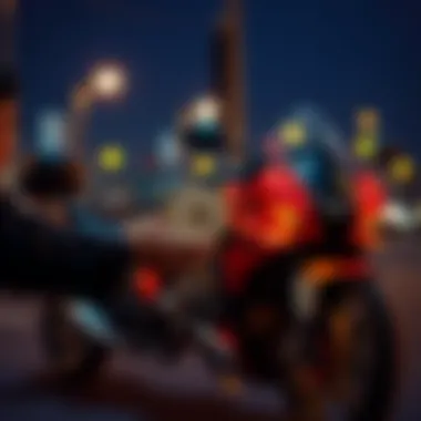 Person selling Bitcoin to buy a motorcycle, with a focus on tax implications