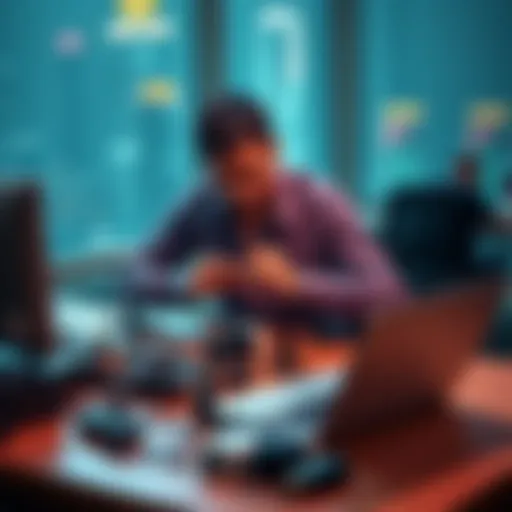 A person assembling hardware components for a Bitcoin Node at a desk with a laptop in Singapore.