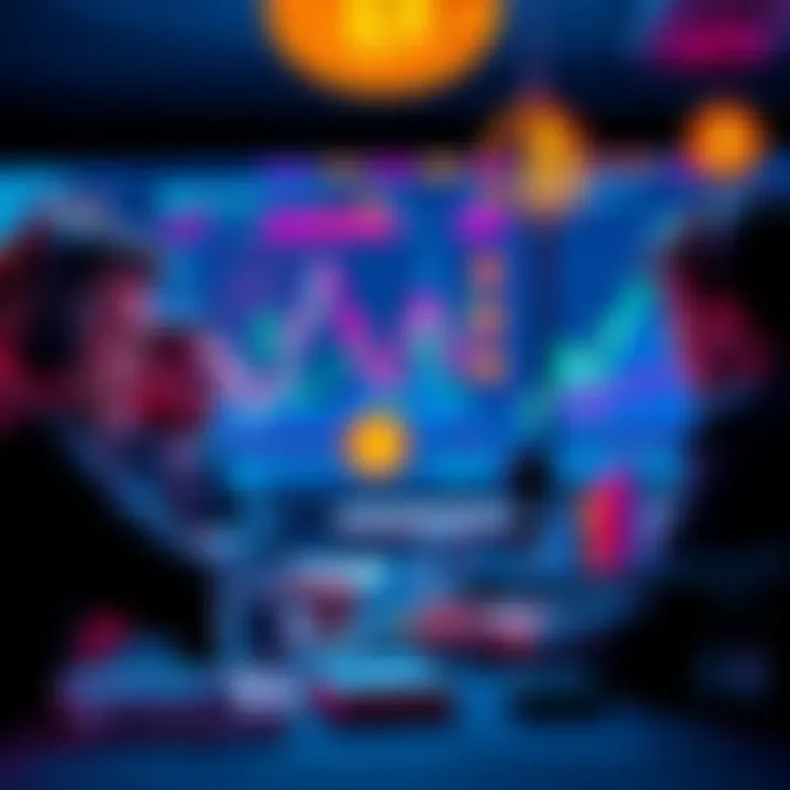 A group of finance professionals discussing Bitcoin insights on a podcast, with charts and Bitcoin symbols in the background.