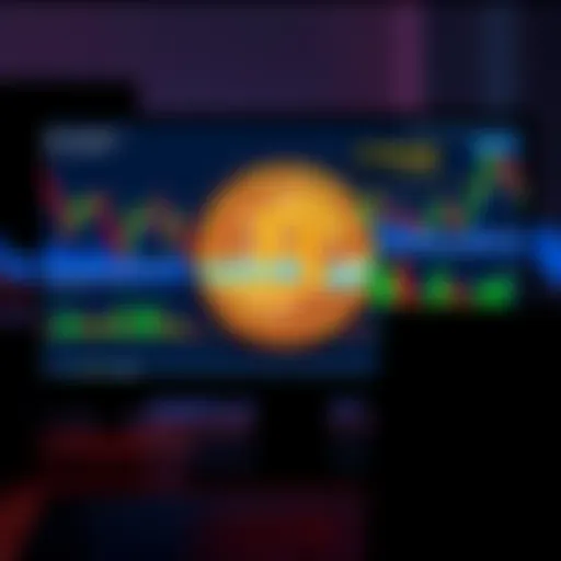 A computer screen showing Bitcoin's current price at €101,000 with market trend graphs.
