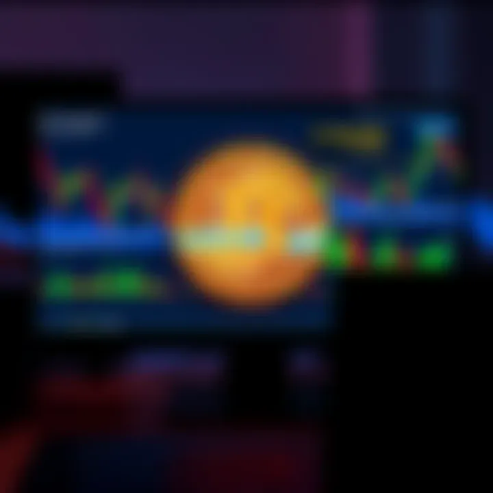 A computer screen showing Bitcoin's current price at €101,000 with market trend graphs.