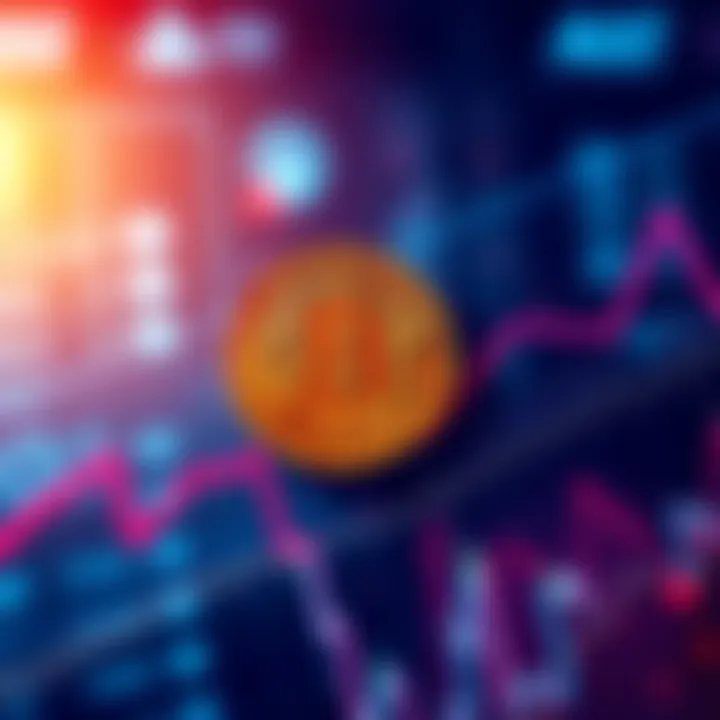 Graph showing Bitcoin price plummeting below $118K, with liquidations increasing to nearly $1 billion, illustrating market instability.