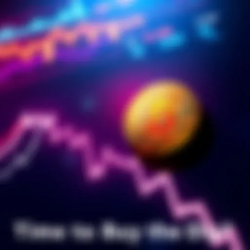 Graph showing Bitcoin price decline with a downtrend line