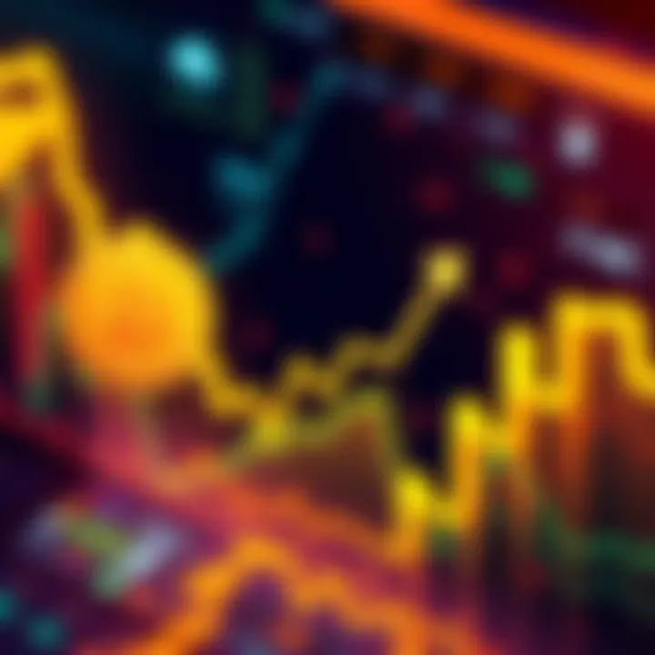 A graphic showing Bitcoin's price nearing £80,000 with arrows indicating market trends.