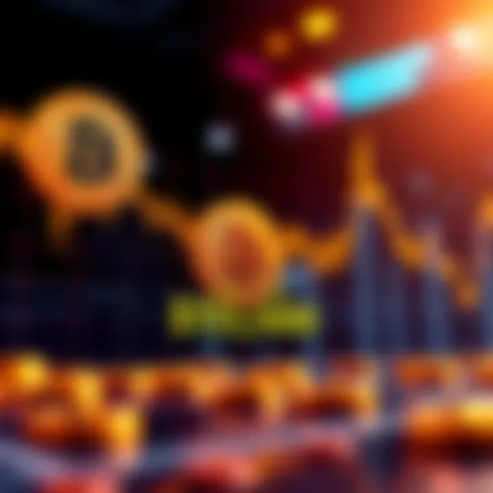 Graph showing Bitcoin price rising towards $150,000 with a bullish trend line