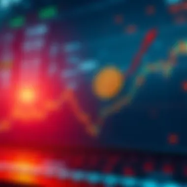Graph showing Bitcoin's price rising towards a new all-time high, with upward trends and market indicators in the background.