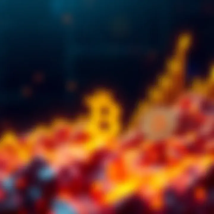 Graph showing Bitcoin price rising past 122K with excitement in the cryptocurrency community