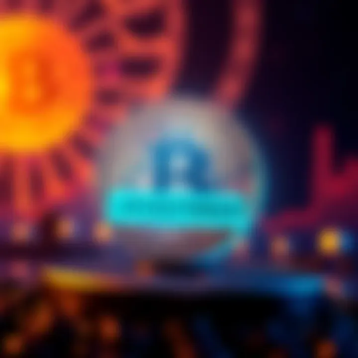 A graphic showing a Bitcoin logo with a referral code highlighted, symbolizing a cryptocurrency invitation.