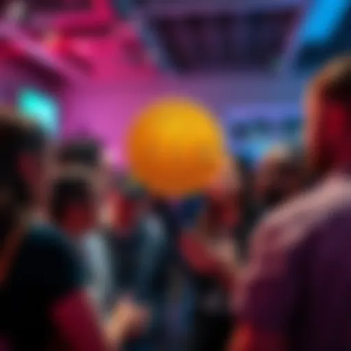 A diverse group of people sharing their Bitcoin stories at a community event