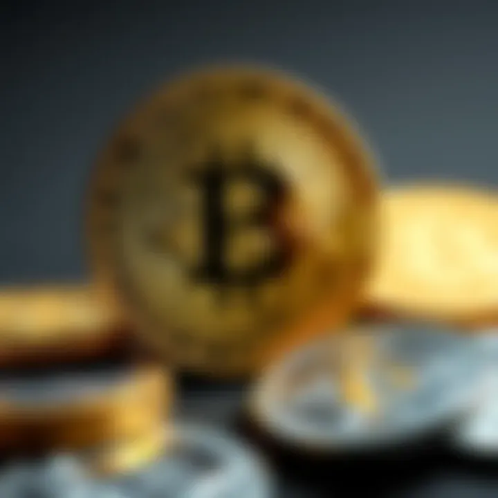A visual comparison of Bitcoin, gold, and silver coins, highlighting their characteristics as money.