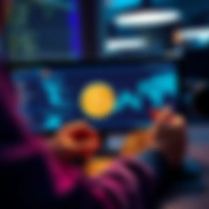 Person generating a secure Bitcoin wallet on a computer with a seed phrase