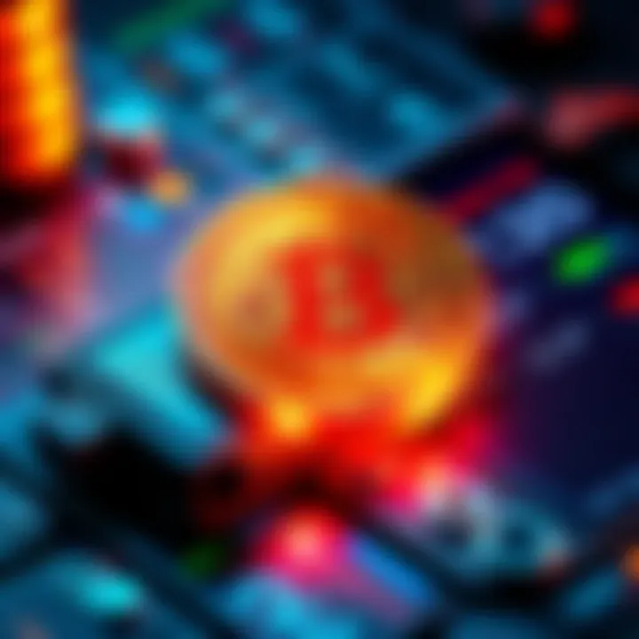 A hardware wallet displaying Bitcoin balances from personal and business accounts, representing effective management of capital gains tax.