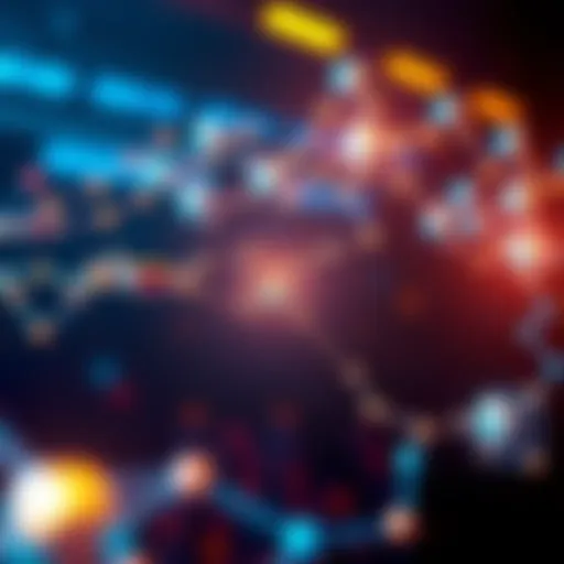 A visual representation of different blockchain networks linking together, symbolizing a chain-agnostic approach to simplify user experience.